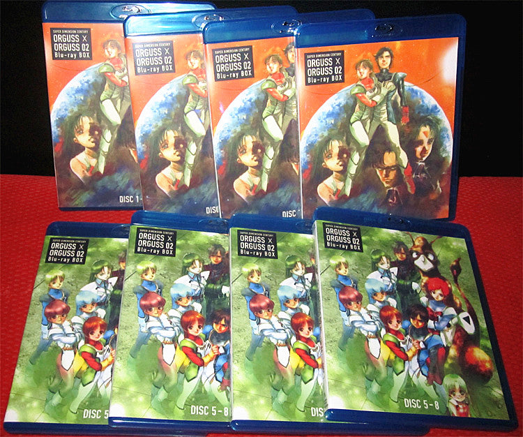 □超時空世紀オーガス×オーガス02 TV OVA全話 Blu-ray（8枚組）字幕