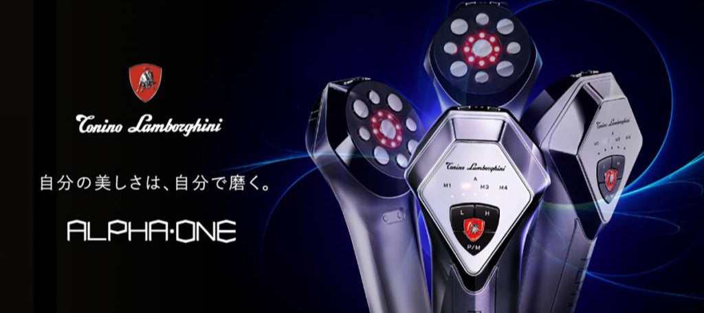 TONINO LAMBORGHINI FIRST BRANDED BEAUTY DEVICE ALPHA-ONE 美顔器 