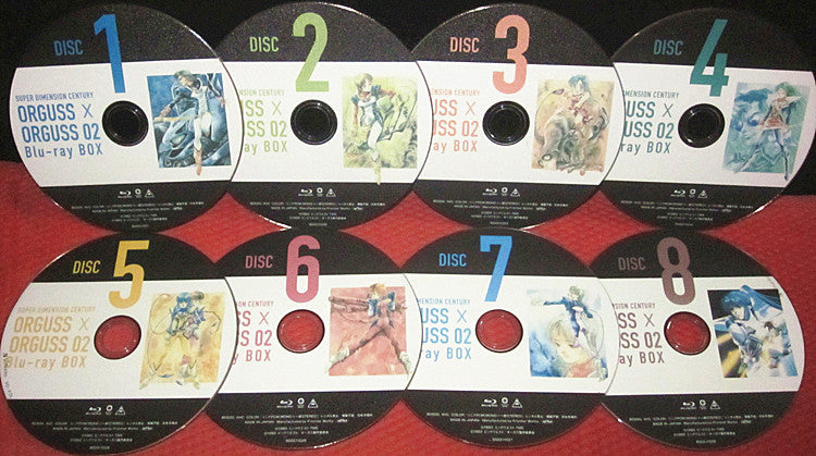 □超時空世紀オーガス×オーガス02 TV OVA全話 Blu-ray（8枚組）字幕