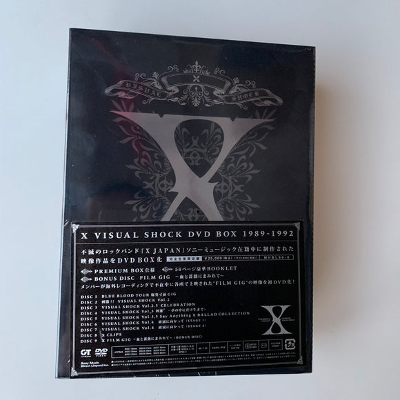 X VISUAL SHOCK DVD BOX 1989-1992