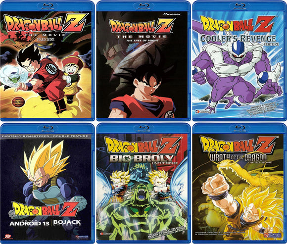 ■原作 鳥山明 ドラゴンボールZ 劇場版 全13作・特別編2作　 Blu-ray（6枚組）字幕オフ